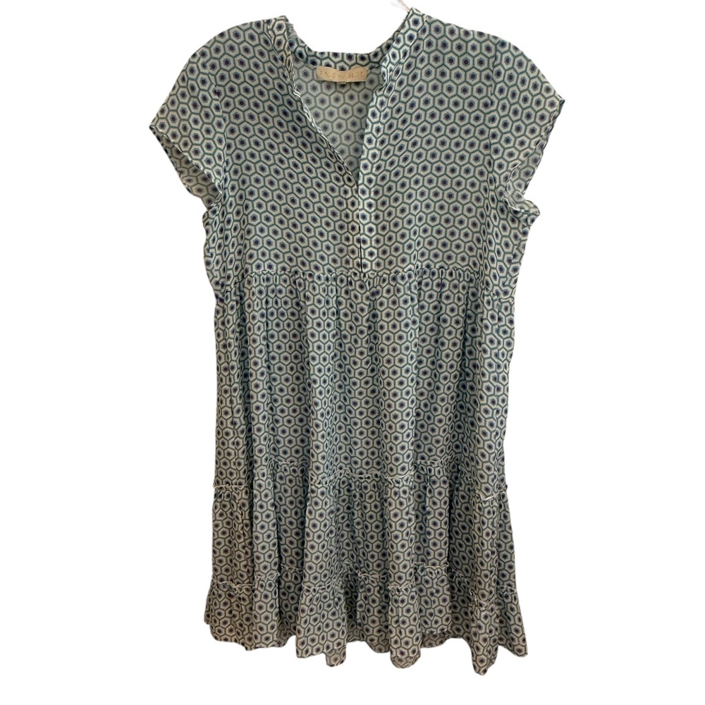 Paloma blue tiered mini dress, S